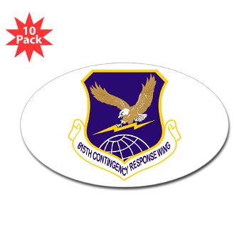 615CRW - M01 - 01 - 615th Contingency Response Wing - Sticker (Oval 10 pk)