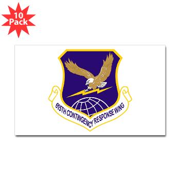 615CRW - M01 - 01 - 615th Contingency Response Wing - Sticker (Rectangle 10 pk)