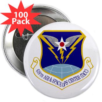 618ASOC - M01 - 01 - 618th Air and Space Operations Center - 2.25" Button (100 pack) - Click Image to Close