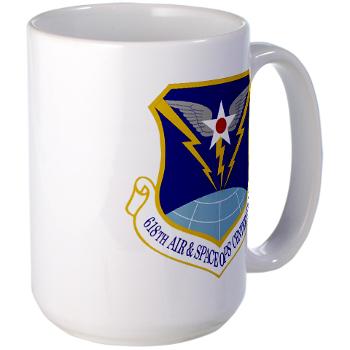 618ASOC - M01 - 03 - 618th Air and Space Operations Center - Large Mug - Click Image to Close