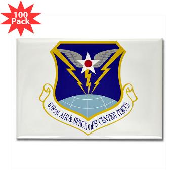 618ASOC - M01 - 01 - 618th Air and Space Operations Center - Rectangle Magnet (100 pack)