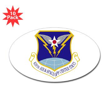 618ASOC - M01 - 01 - 618th Air and Space Operations Center - Sticker (Oval 10 pk)