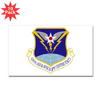 618ASOC - M01 - 01 - 618th Air and Space Operations Center - Sticker (Rectangle 10 pk)