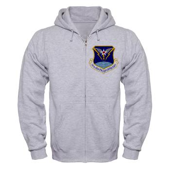 618ASOC - A01 - 03 - 618th Air and Space Operations Center - Zip Hoodie - Click Image to Close