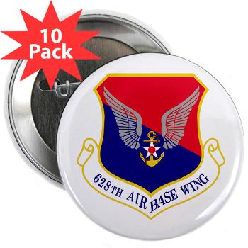 628ABW - M01 - 01 - 628th Air Base Wing - 2.25" Button (10 pack) - Click Image to Close