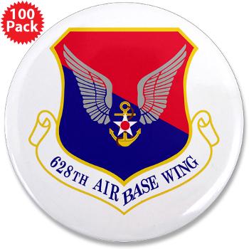 628ABW - M01 - 01 - 628th Air Base Wing - 3.5" Button (100 pack) - Click Image to Close