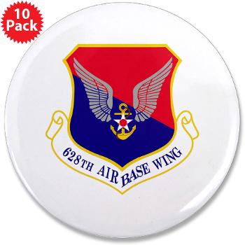 628ABW - M01 - 01 - 628th Air Base Wing - 3.5" Button (10 pack) - Click Image to Close