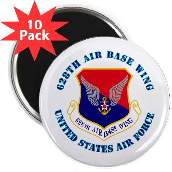 628ABW - M01 - 01 - 628th Air Base Wing with Text - 2.25" Magnet (10 pack)