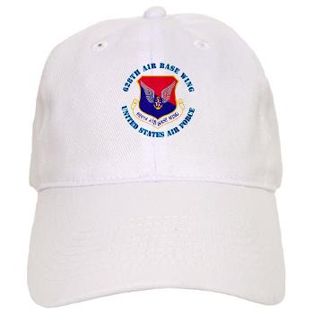 628ABW - A01 - 01 - 628th Air Base Wing with Text - Cap