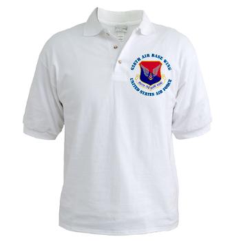 628ABW - A01 - 04 - 628th Air Base Wing with Text - Golf Shirt