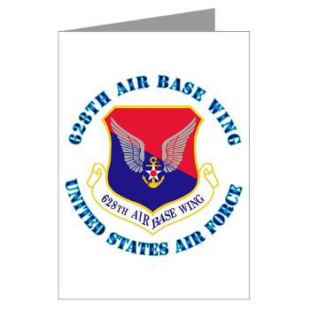 628ABW - M01 - 02 - 628th Air Base Wing with Text - Greeting Cards (Pk of 10)