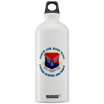 628ABW - M01 - 03 - 628th Air Base Wing with Text - Sigg Water Bottle 1.0L