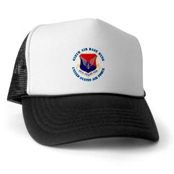628ABW - A01 - 02 - 628th Air Base Wing with Text - Trucker Hat - Click Image to Close