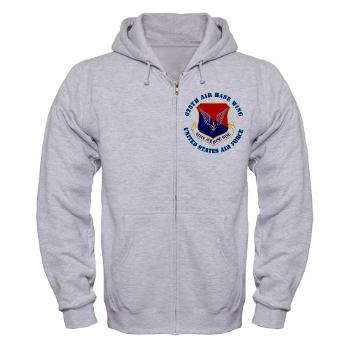 628ABW - A01 - 03 - 628th Air Base Wing with Text - Zip Hoodie