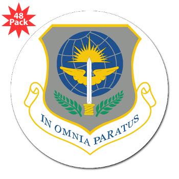 62AW - M01 - 01 - 62nd Airlift Wing - 3" Lapel Sticker (48 pk)