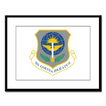 62AW - M01 - 02 - 62nd Airlift Wing - Large Framed Print