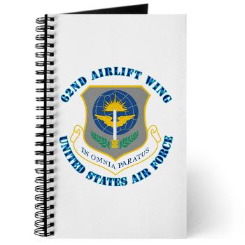 62AW - M01 - 02 - 62nd Airlift Wing with Text - Journal