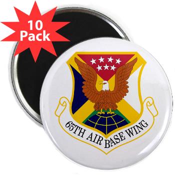 65ABW - M01 - 01 - 65th Air Base Wing - 2.25" Magnet (10 pack) - Click Image to Close