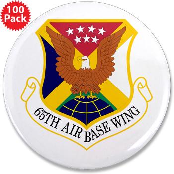 65ABW - M01 - 01 - 65th Air Base Wing - 3.5" Button (100 pack) - Click Image to Close