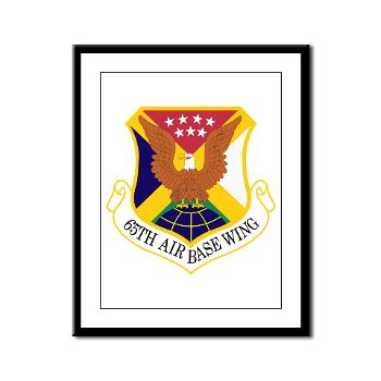 65ABW - M01 - 02 - 65th Air Base Wing - Framed Panel Print - Click Image to Close