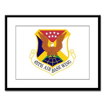 65ABW - M01 - 02 - 65th Air Base Wing - Large Framed Print - Click Image to Close
