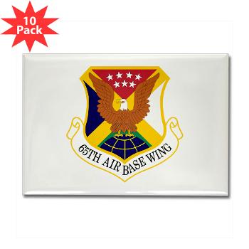 65ABW - M01 - 01 - 65th Air Base Wing - Rectangle Magnet (10 pack)