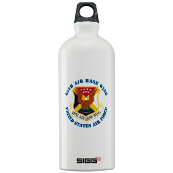 65ABW - M01 - 03 - 65th Air Base Wing with Text - Sigg Water Bottle 1.0L