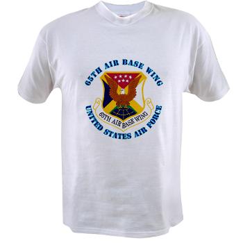 65ABW - A01 - 04 - 65th Air Base Wing with Text - Value T-shirt