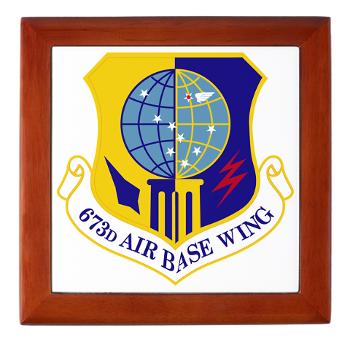 673ABW - M01 - 03 - 673rd Air Base Wing - Keepsake Box