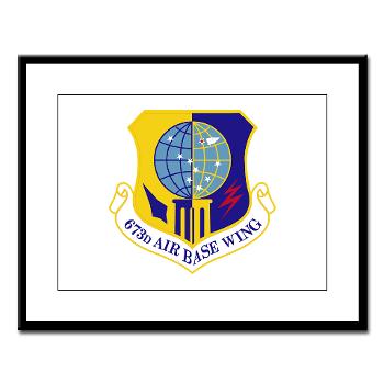 673ABW - M01 - 02 - 673rd Air Base Wing - Large Framed Print