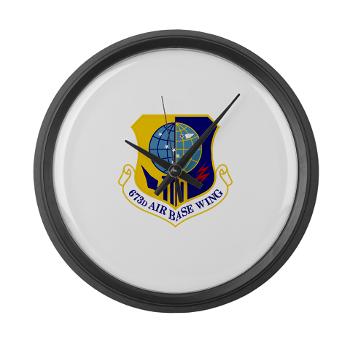 673ABW - M01 - 03 - 673rd Air Base Wing - Large Wall Clock