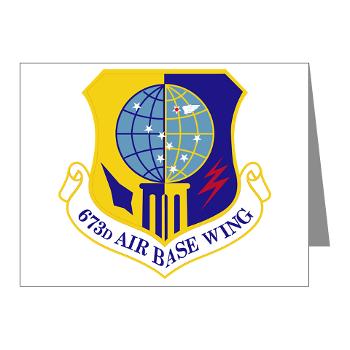 673ABW - M01 - 02 - 673rd Air Base Wing - Note Cards (Pk of 20)