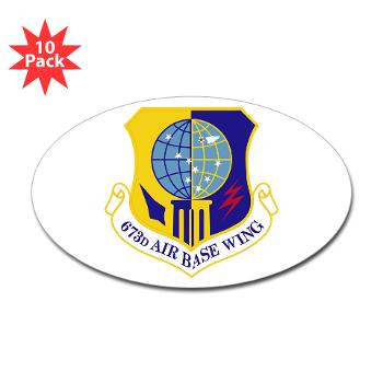 673ABW - M01 - 01 - 673rd Air Base Wing - Sticker (Oval 10 pk)