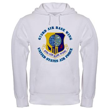 673ABW - A01 - 03 - 673rd Air Base Wing with Text - Hooded Sweatshirt