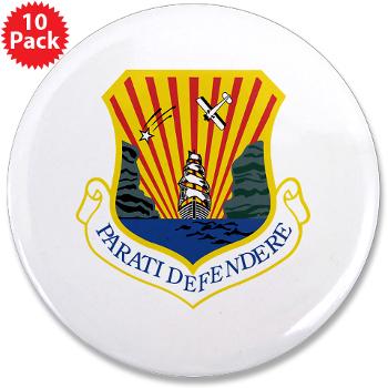 6AMW - M01 - 01 - 6th Air Mobility Wing - 3.5" Button (10 pack) - Click Image to Close