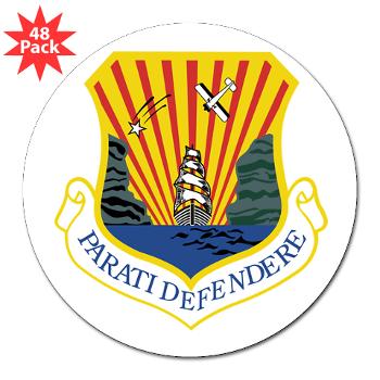 6AMW - M01 - 01 - 6th Air Mobility Wing - 3" Lapel Sticker (48 pk) - Click Image to Close