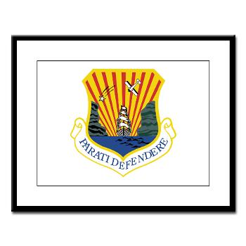 6AMW - M01 - 02 - 6th Air Mobility Wing - Large Framed Print