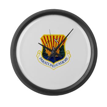 6AMW - M01 - 03 - 6th Air Mobility Wing - Large Wall Clock