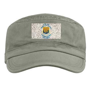 6AMW - A01 - 01 - 6th Air Mobility Wing with Text - Military Cap
