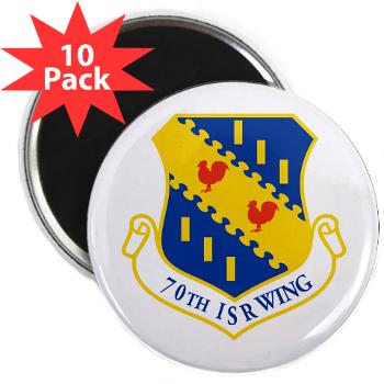 70ISRW - M01 - 01 - 70th ISR Wing - 2.25" Magnet (10 pack) - Click Image to Close