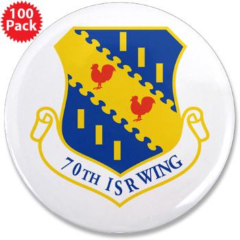 70ISRW - M01 - 01 - 70th ISR Wing - 3.5" Button (100 pack)