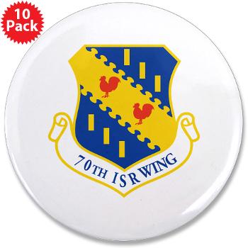 70ISRW - M01 - 01 - 70th ISR Wing - 3.5" Button (10 pack)