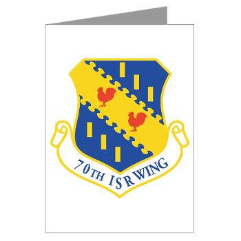 70ISRW - M01 - 02 - 70th ISR Wing - Greeting Cards (Pk of 10) - Click Image to Close