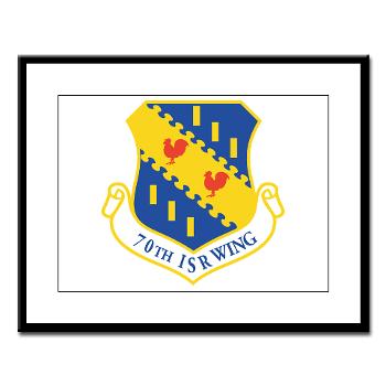 70ISRW - M01 - 02 - 70th ISR Wing - Large Framed Print - Click Image to Close