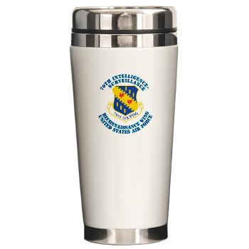 70ISRW - M01 - 03 - 70th ISR Wing with Text - Ceramic Travel Mug - Click Image to Close
