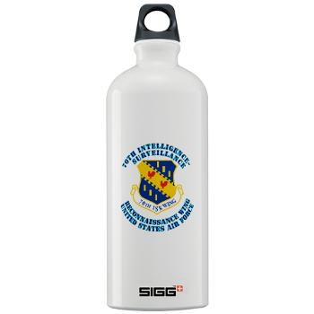 70ISRW - M01 - 03 - 70th ISR Wing with Text - Sigg Water Bottle 1.0L