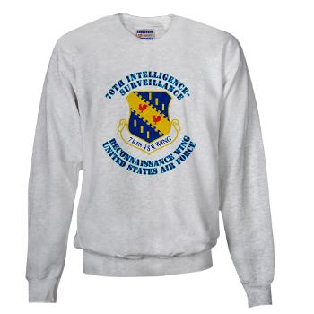70ISRW - A01 - 03 - 70th ISR Wing with Text - Sweatshirt