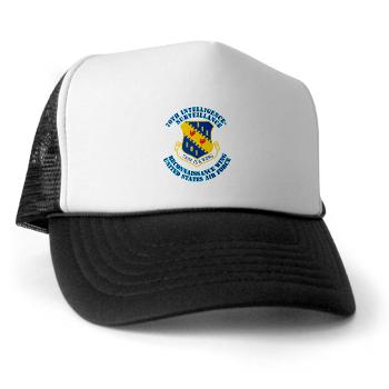 70ISRW - A01 - 02 - 70th ISR Wing with Text - Trucker Hat - Click Image to Close