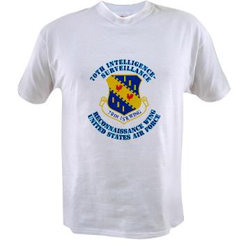 70ISRW - A01 - 04 - 70th ISR Wing with Text - Value T-shirt