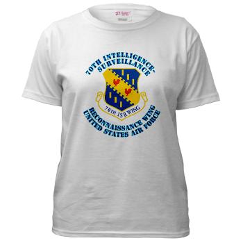 70ISRW - A01 - 04 - 70th ISR Wing with Text - Women's T-Shirt